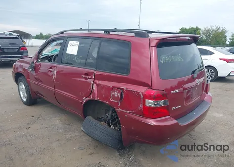 2005 Toyota Highlander Limited V6 z USA, uszkodzony, nr VIN JTEEP21AX50123974
